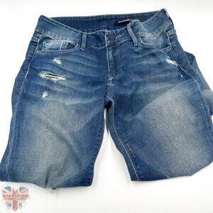 Black Orchid - Skinny Leg Distressed Denim Size 27 Inseam 32"